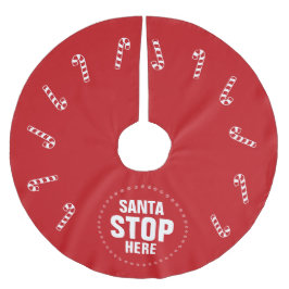 Weihnachten Rote Bonbons Weihnachtsanfang Hier lus Polyester Weihnachtsbaumdecke