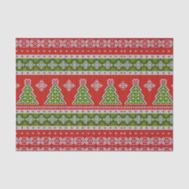 Weihnachten Rote Grüne Feiertage Moderne Seidenpapier