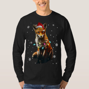 Weihnachten Roter Fox Lover Xmas Hunde Tree Weihna T-Shirt