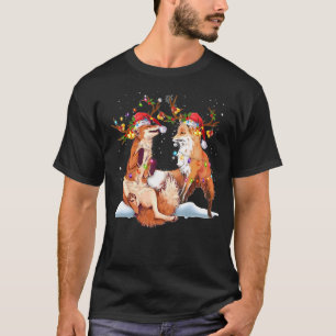 Weihnachten Roter Fuchs Weihnachten Hund Weihnacht T-Shirt