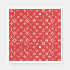 Weihnachten Roter Urlaub Elegante Serviette