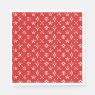 Weihnachten Roter Urlaub Elegante Serviette