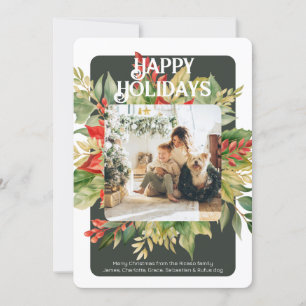 Weihnachten Roter Winter Folien Fotovorlage