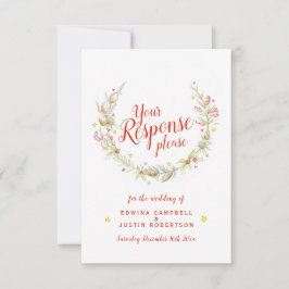 Weihnachten RSVP Karte