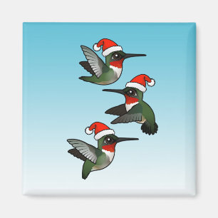Weihnachten Ruby-throated Hummingbird Magnet