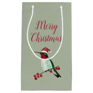 Weihnachten Ruby-throsed Hummingbird Kleine Geschenktüte