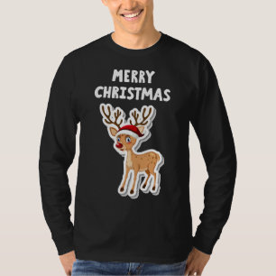 Weihnachten Rudolph der roten Nasenrinder T-Shirt