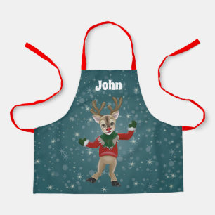 Weihnachten Rudolph die Kinder der Rot-Nasen-Renti Schürze