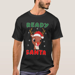 Weihnachten Rudolph Red Nose Rentier Kindergeschen T-Shirt