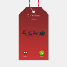 Weihnachten ruft an | Bildschirm für eingehende An