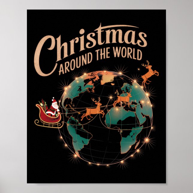 Weihnachten rund um die Welt Der sonnige Weihnacht Poster (Vorne)