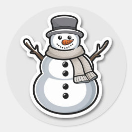Weihnachten Runder Aufkleber