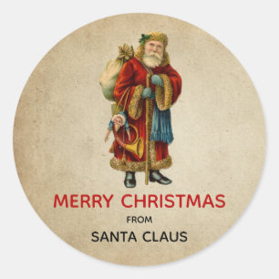 Weihnachten Runder Aufkleber