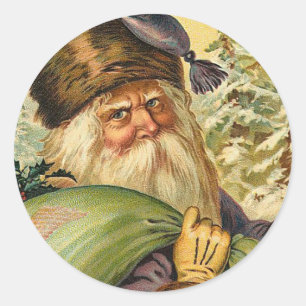 Weihnachten Runder Aufkleber