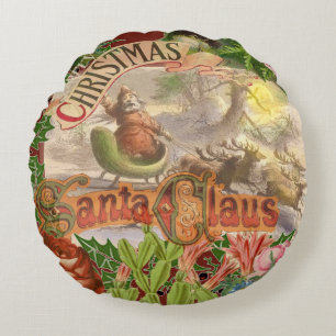 Weihnachten Rundes Kissen