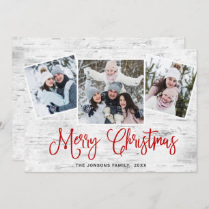 Weihnachten Rustikale Birch Bark 3 FOTO Gruß