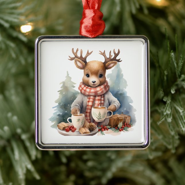 Weihnachten rustikale Ornament Vintages Design (Baum)