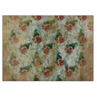 Weihnachten Rustikaler Gnome mit Laternenbaummuste