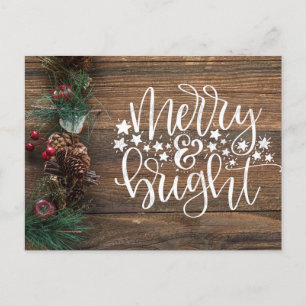 Weihnachten Rustikales Land Merry Bright