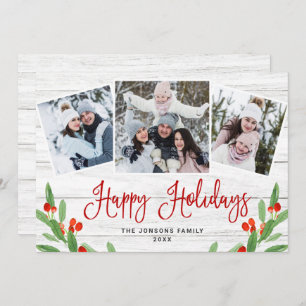 Weihnachten Rustikales Weißholz 3 FOTO Gruß