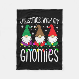 Weihnachten S für Familiengeschenke Niedlich Gnome Fleecedecke