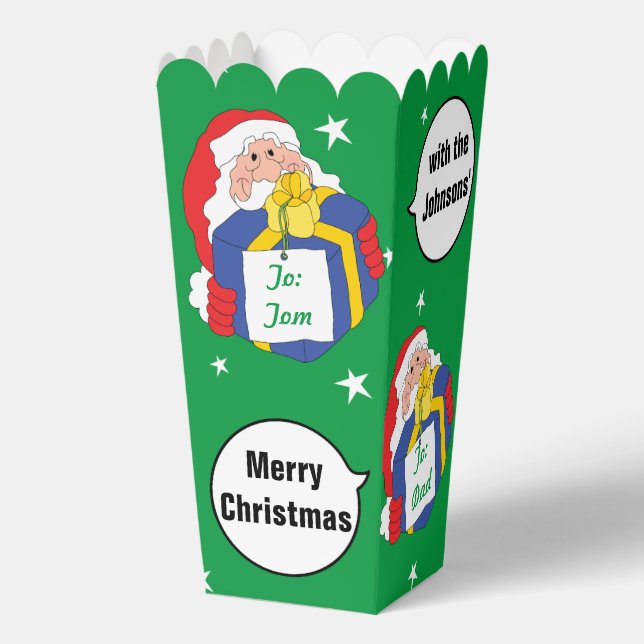 Weihnachten sagt Lt Favor Boxes Geschenkschachtel (Vorderseite)