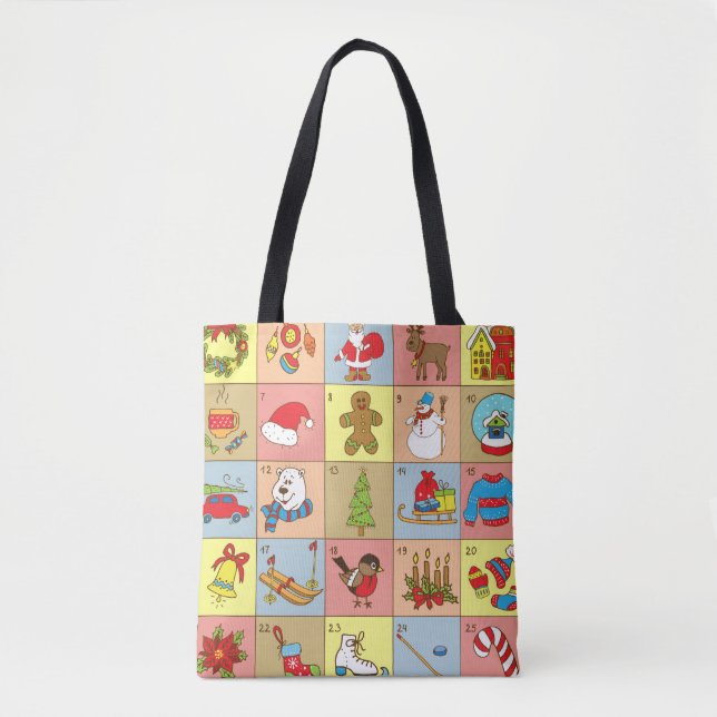 Weihnachten: Sammlung von Doodle-Elementen (Vorderseite)