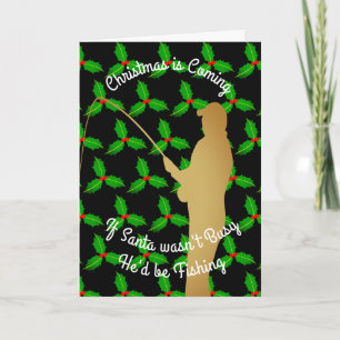 Weihnachten Sankt würde fischen