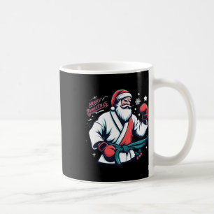 Weihnachten Santa Boxer Boxen Liebhaber Kickboxen Kaffeetasse