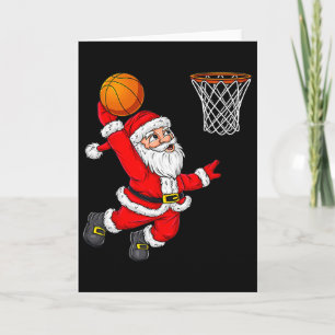 Weihnachten Santa Claus taucht einen Bysketbyll Lu Karte
