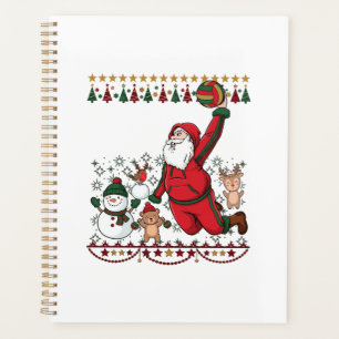 Weihnachten Santa Claus Volleyball Schneemann Rent Planer