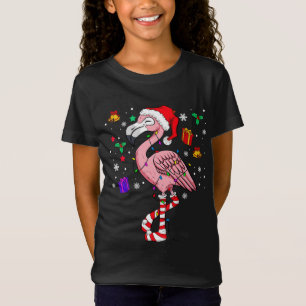 Weihnachten Santa Flamingo Lover Funny Classic T-Shirt