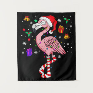 Weihnachten Santa Flamingo Lover Funny Classic Wandteppich