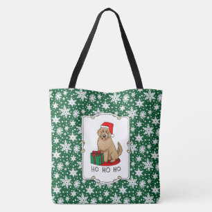 Weihnachten Santa Goldendoodle (goldrot) Hund Nied