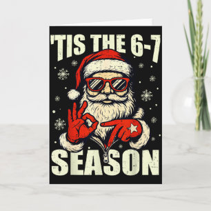 Weihnachten Santa ist die Saison 67 Meme Nummer Se Karte