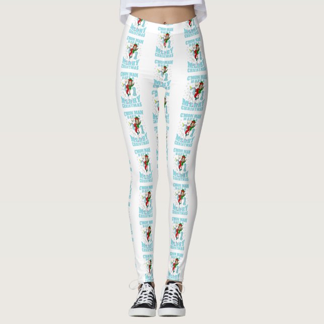 Weihnachten santa joe biden kamala harris unicorn leggings (Vorderseite)