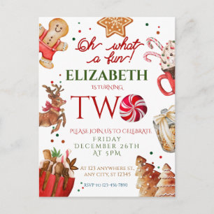 Weihnachten Santa Rentier was für ein lustiger 2.  Postkarte