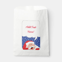 Weihnachten SANTA SAYS Personalize Favor Bag Geschenktütchen