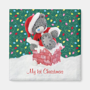 Weihnachten - Santa Teddy Bear Magnet