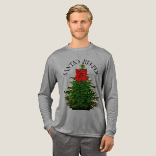 WEIHNACHTEN SANTAS HELFER Tri-Blend SHIRT