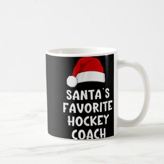 Weihnachten Santas Lieblings-Hockey-Coach Funny Xm Kaffeetasse