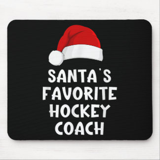 Weihnachten Santas Lieblings-Hockey-Coach Funny Xm Mousepad