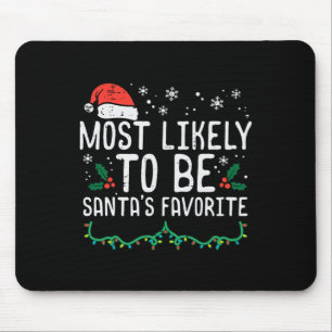 Weihnachten Santas Lieblings Weihnachten Familie M Mousepad