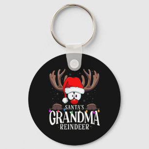 Weihnachten Santas Oma Rentier passend X-mas Schlüsselanhänger