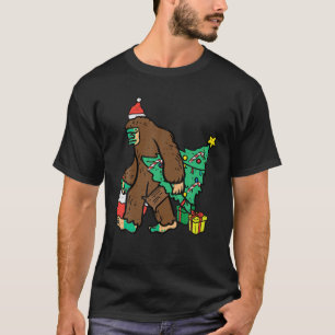 Weihnachten Sasquatch Bigfoot Weihnachten Kinder M T-Shirt