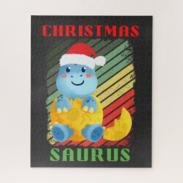 WEIHNACHTEN SAURIER PUZZLE (Vertikal)