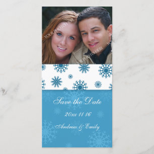 Weihnachten Save the Date Hochzeit Foto Cards