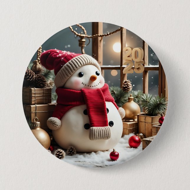 Weihnachten - Schaltfläche Button (Vorderseite)
