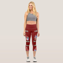 Weihnachten, Scharfschütze, Geschenk, Armee Capri Leggings