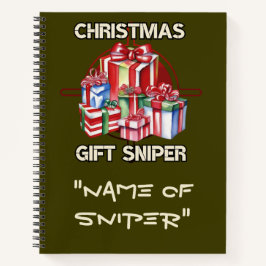 Weihnachten, Scharfschütze, Geschenk, Armee Notizbuch